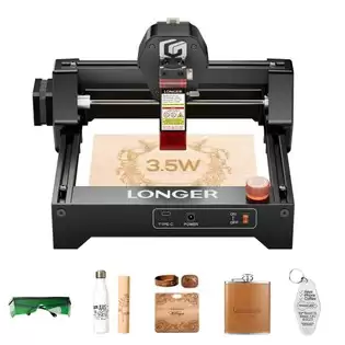 Pay Only $122.16 For Longer Ray5 Mini 3.5w Laser Engraver, 0.04mm Precision, 12,000mm/min Speed, For Wood/ Acrylic/ Leather/ Metal, 130*140mm With This Coupon Code At Geekbuying