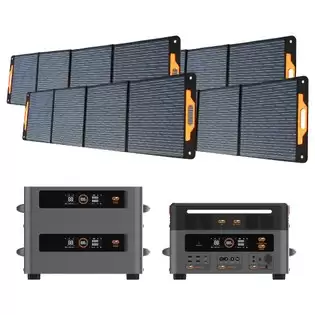 Pay Only $3,207.02 For Blackview Oscal Powermax 2400 2400w 1872wh Portable Power Station + 2x Bp2400 1872wh Lifepo4 Battery Pack + 4x Pm200 200w Foldable Solar Panel With This Coupon Code At Geekbuying