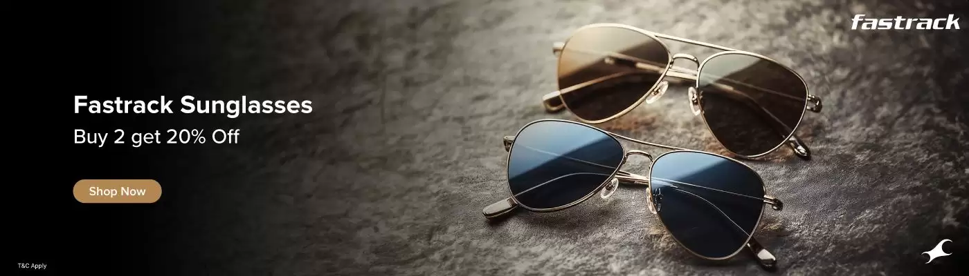 Buy 2 Sunglasses Get 20% Flat Off At Fastrackeyewear