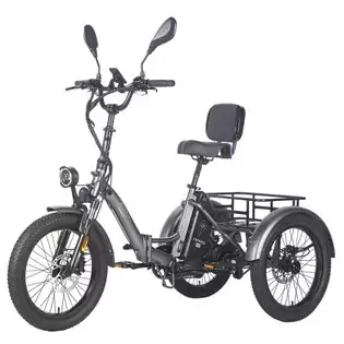 Order In Just €2386.00 Fafrees F20 Mate Electric Cargo Tricycle Upgrade Version, 500w Motor, 48v 23.45ah Battery, 20*3.0 Inch Tires, 25km/h Max Speed, 120km Max Range, Hydraulic Disc Brakes, Triple Suspension System, Aluminum Differential - Black With This Discount Coupon At