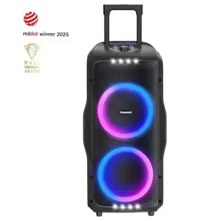 Order In Just €299.00 Tronsmart Halo 300 Party Speaker W/ Xlr, Guitar & Mic Inputs + 240w Punch, Beat-sync Leds, 20h Battery Life, Outdoor / Beach / Pool / Travel With This Discount Coupon At Geekbuying