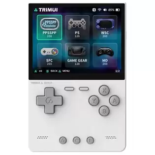 Order In Just $61.3 Trimui Brick Handheld Game Console, 64gb Tf Card, 3.2-inch 1024*768 Ips Screen, 8gb Emmc Storage, 5 Hours Battery Life, Type-c Fast Charging - White With This Coupon At Geekbuying