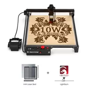 Pay Only $321.86 For Mecpow X3 Pro 10w Laser Engraver With Air Assist System + H44 Laser Bed + 1 Year Lightburn License With This Coupon Code At Geekbuying