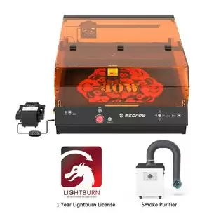 Order In Just €1019.00 Mecpow X4 Pro 40w Fda Class 1 Laser + 150w Smoke Purifier + 1 Year Lightburn License With This Discount Coupon At Geekbuying