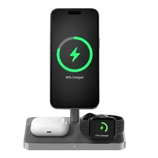 Pay Only €79.99 For Zike Z557c 3-in-1 Qi2 Magnetic Wireless Charging Stand With This Coupon Code At Geekbuying