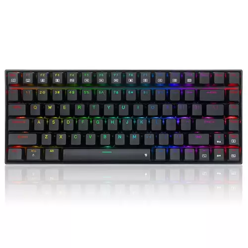 Order In Just $50.12 Redragon K629-rgb Phantom Rgb Backlight Mechanical Gaming Keyboard 84 Keys Red Switch - Black With This Coupon At Geekbuying