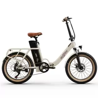 Pay Only €699.00 For Onesport Ot16 Electric Bike 20*3.0 Inch Tires, 48v 17ah Battery 25km/h Max Speed 3 Riding Modes 7-speeds Disc Brakes - White With This Coupon Code At Geekbuying