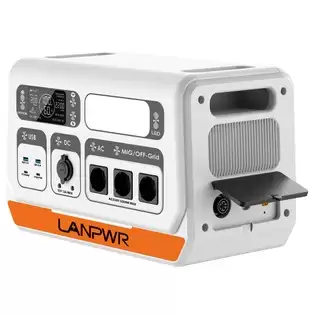 Pay Only €1249.00 For Lanpwr 2400 Pro Balcony Solar System, 2200w 2040wh Power Station With On-grid Inverter, 3 Ac Outputs With This Coupon Code At Geekbuying