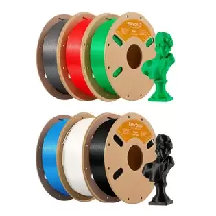 Pay Only $80.18 For 6kg Eryone High Speed Pla+ Filament (1kg Green+ 1kg Black+ 1kg Red+ 1kg Gray+ 1kg Blue+ 1kg Ivory White) With This Coupon Code At Geekbuying