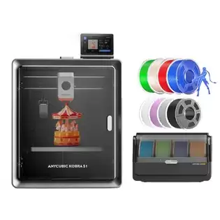 Pay Only €575.00 For Anycubic Kobra S1 Combo + 8kg High-speed Pla Filament - Red, Blue, Green, Black, White, Grey, Lilac With This Coupon Code At Geekbuying
