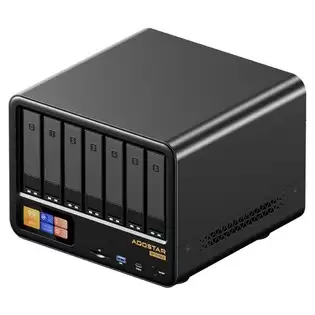 Order In Just $1119.58 Aoostar Wtr Max 11 Bays Nas Mini Pc With Secondary Screen, Amd R7 Pro 8845hs 8 Cores Max 5.1ghz, 32gb Ddr5 Ram 1tb Ssd, Hdmi+dp+usb4 Triple Display, 2*2.5g Lan, 2* Intel X710 10g Lan, 3*usb3.2, 1*oculink, 1*sd Card, 1*type-c, 1*audio - Eu Plug With Th