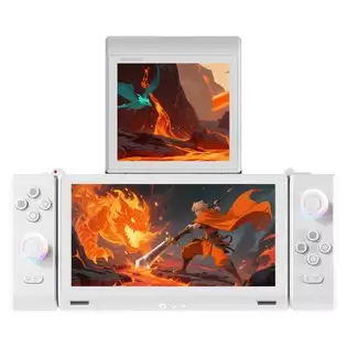 Pay Only €599.00 For One Netbook Onexsugar Sugar 1 Convertible Dual-screen Handheld Console, 6.01& 3.92 Inch Oled Screen, Snapdragon G3 Gen 3, Android 14, 16gb Ram 512gb Storage, Hall Effect Joysticks, Rgb Lights, 5600mah Battery, Wifi 7 Bluetooth 5.3 - White With This Coupo