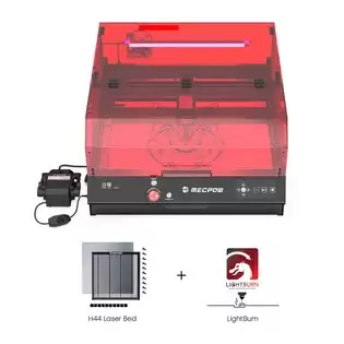 Order In Just $734.65 Mecpow X4 Pro 22w Fda Class 1 Laser + H44 Laser Bed + 1 Year Lightburn License With This Discount Coupon At Geekbuying