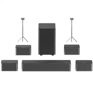 Pay Only €199.00 For Ultimea Poseidon D70 7.1 Soundbar + 1 Pair * Steady 300 Speaker Stands, 10 Bands Equalizer, 121 Preset Eq Matrices, Bassmx Technology, Smart App Control With This Coupon Code At Geekbuying