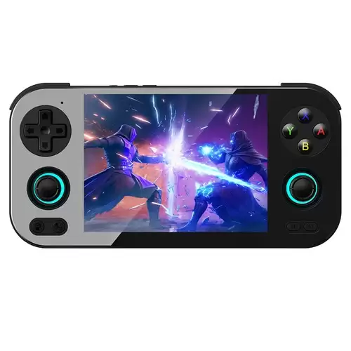 Order In Just $180.93 Anbernic Rg476h Ai Game Console, 4.7 Inch 1280*960 120hz Screen, Android 13, 8gb Lpddr4x Ram 128gb Ufs2.2 Storage, 6 Hours Of Playtime, Supports Ps2, Wii, Ngc, 3ds, Psp, Dc, Ss, Ps1, Nds, N64, Arcade, Fba, Neogeo, Gba, Gbc, Gb, Sfc, Fc - Black With This