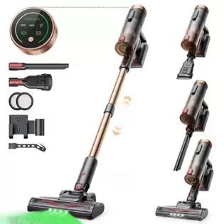Pay Only $109.56 For Proscenic P11 Ultra Cordless Vacuum Cleaner, 40kpa Suction, 40min Runtime, Tangle-free Brush, 4-layer Filtration, Green Led Headlights With This Coupon Code At Geekbuying