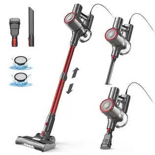 Pay Only €64.99 For Yisora I8 Corded Vacuum Cleaner, 23kpa Powerful Suction, 0.8l Dust Cup, 6m Long Cord, 4 Led Headlights, Self-standing, Red With This Coupon Code At Geekbuying