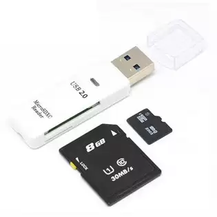 Pay Only $7.99 For Usb 2.0 Sd Card Reader 5gbps Transmission Speed For Tv, Laptop, Computer, Camera - White With This Coupon Code At Geekbuying