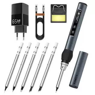 Pay Only €69.99 For Kaiweets Kets02 Digital Soldering Iron Kit - Precise Temp Control, Oled Display, Sleep Mode/child Lock With This Coupon Code At Geekbuying
