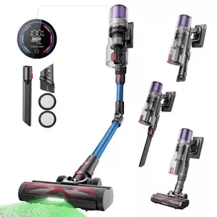 Pay Only €159.00 For Proscenic P16 Flexible Battery Vacuum Cleaner, 550 W/45 Kpa, 55 Mins Vacuum Cleaner, Wireless With Touchscreen Folding Tube, Green Light, Wall-mounted Charging Station, Anti-tangle For Carpet, Hard With This Coupon Code At Geekbuying