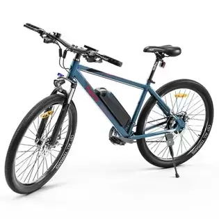 Pay Only €469.00 For Eleglide M1 Electric Bike Upgrade Version 27.5 Inch 250w Hall Brushless Motor 36v 7.5ah Removable Battery 25km/h Max Speed Shimano Shifter 21 Speeds Up To 65km Max Range Ipx4 Aluminum Alloy Frame Dual Disk Brake Mountain Urban Bicycle - Dark Blue With Th