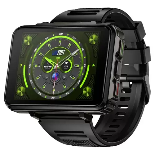 Order In Just $169 Lokmat Appllp 5 Max Smartwatch, 2.4-inch Hd Screen, Android 10.7, 1500mah Battery, 4g Calling, Dual Cameras, 4gb+64gb, Heart Rate Blood Oxygen Monitoring With This Coupon At Geekbuying