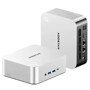 Order In Just €549.00 Aoostar Maco Mini Pc, Amd Ryzen 7 Pro 6850h 8 Cores Max 4.7ghz, 24gb Lpddr5 Ram 1tb Ssd, Hdmi+dp+2*usb4 Quad Screen Display, Wifi 6 Bluetooth 5.2, 2*2.5g Rj45, 2*usb3.2, 2*usb2.0, 1*oculink, 1*headphone Jack , Fingerprint Unlock With This Discount Coupo