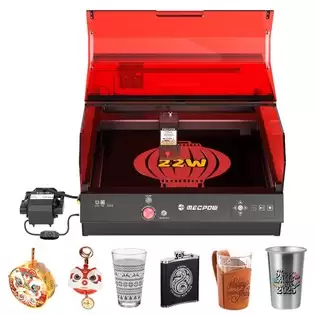 Order In Just €300.00-50.00 Mecpow X4 Pro 22w Fda Class 1 Laser Engraving Machine, Built-in Camera, 22000mm/min Speed, 0.08x0.1mm Laser Spot, Support Lightburn/ Lasergrbl/ Mkslaser, 410*400mm With This Discount Coupon At Geekbuying