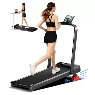 Pay Only $168.58 For Robore U18f Foldable Treadmill With 15% Incline, 10.5km/h Max Speed, 2.5hp Motor, 3 Incline Levels, 136kg Capacity, Led Display, Low Noise, For Home & Office With This Coupon Code At Geekbuying