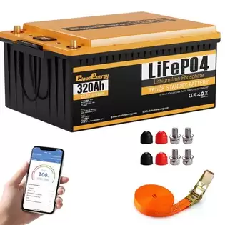 Order In Just €1379.00 Cloudenergy 25.6v 320ah Lifepo4 Battery Pack, 8192wh Energy, 6000+ Cycles, Built-in 200a Bms With This Discount Coupon At Geekbuying