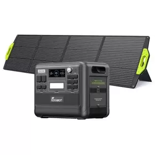 Pay Only €919.00 For Fossibot F2400 Portable Power Station Kit + Fossibot Sp200 18v 200w Foldable Solar Panel, 2048wh/640000mah Lifepo4 Battery, 2400w(4600w Peak) Solar Generator, 3xac Rv Car Usb Type-c Qc3.0 Pd Dc5521 Pure Sine Wave Full Outlets, 1.5 Hours Fast Charging Wit