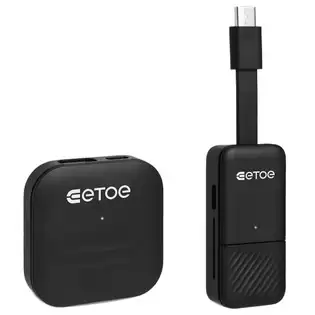 Order In Just €49.99 Etoe Wireless Hdmi Transmitter & Receiver Kit Airplay & Miracast Plug-and-play, 1080p Hd With Auto-upscale To 4k, 2.4 Ghz/5 Ghz Near-zero Latency, 50 M Range, Compatible With Phones, Laptops, Tvs & Projectors With This Discount Coupon At Geekbuying