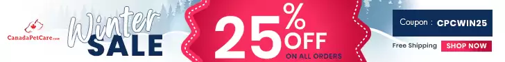 Flat 25% Off + Free Shipping With This Canadapetcare Discount Voucher