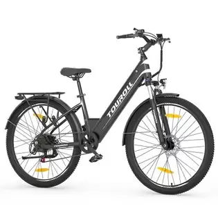 Order In Just $695.74 Touroll J1 St 27.5 Inch Trekking Bike With 250w Motor, 36v 15.6ah Battery, Max 100km Range, 1.8