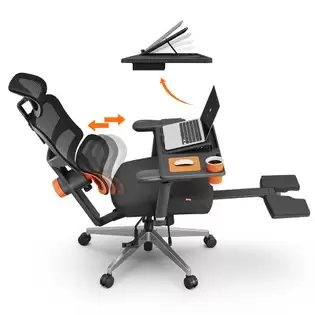 Order In Just €339.00 Newtral Nt002 Ergonomic Chair With Footrest + Detachable Workstation Desktop, Black With This Discount Coupon At Geekbuying