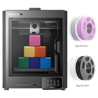 Order In Just $392.66 / Euro 349.00 Elegoo Centauri Carbon 3d Printer + 4kg Mecpow Hs Pla+ Filament - White/lilac/gray/black With This Discount Coupon At Geekbuying
