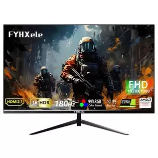 Order In Just €129.00 Fyhxele Fy24fhr 24 Inch Gaming Monitor, 1920*1080 16:9 Ips Screen, 180hz Refresh Rate, 1ms (mprt) Response Time, 99% Srgb, Amd Freesync & Adaptive-sync, Hdr10, 178 Viewing Angle, 75*75mm Vesa Mountable With This Discount Coupon At Geekbuying