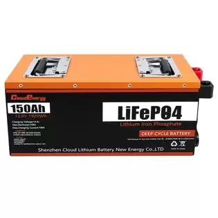 Order In Just €279.00 Cloudenergy 12v 150ah Lifepo4 Battery Pack, 1920wh Energy, 6000+ Cycles, Built-in 100a Bms With This Discount Coupon At Geekbuying
