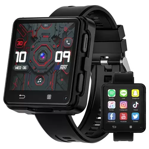 Order In Just $129 Lokmat Appllp 2 Max Detachable Smartwatch, 4gb Ram 64gb Rom, 2.64-inch Screen, Android 11, Support 4g/5g Sim, Bluetooth Connection, Gps Positioning, 1200mah Battery With This Coupon At Geekbuying