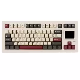 Pay Only $159.99 For Sp-star D82 Pro Wireless Mechanical Keyboard, 80% Compact Layout, Tri-mode 2.4g/bluetooth/usb-c, 2.4-inch Ips Screen, Hot-swappable White Switch V2 Linear, Pbt Keycaps, Rgb Backlight, Gasket Mount - Retro White With This Coupon At Geekbuying