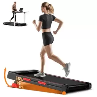 Pay Only €116.00 For Robore X5 Walking Pad With 16% Incline, Triple Shock Absorption, Quiet 2.5hp Brushless Motor, 10km/h Speed, Under-desk Treadmill For Home, Max Load 150kg With This Coupon Code At Geekbuying