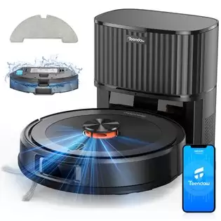 Order In Just $164.42 Teendow D10s Max 2-in-1 Robot Vacuum Cleaner And Mop With Auto-empty Station, 4500pa Powerful Suction, Smart Mapping With This Discount Coupon At Geekbuying