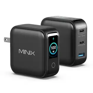 Pay Only €49.99 For Minix P3 Pro 3 Port Led Gan Wall Charger With This Coupon Code At Geekbuying