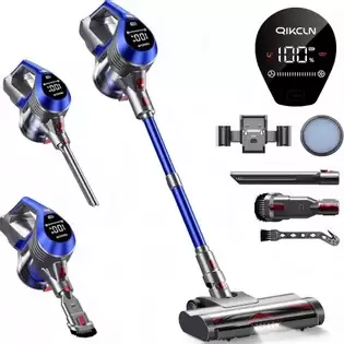 Pay Only $62.94 For Moosoo Ac1 Cordless Stick Vacuum Cleaner, 28000pa Suction, 40-min Runtime, 120w Brushless Motor, 800ml Dust Cup, Led Display, Charging Dock & 5-stage Filtration With This Coupon Code At Geekbuying