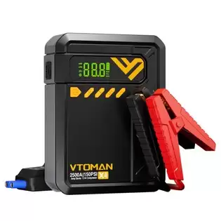 Order In Just $78.24 Vtoman X4 2500a 12v Car Jump Starter With 150psi Tire Inflator, 10000mah Power Bank, Led Flashlight, For 8.5l Gas And 6l Diesel Engines/cars/trucks/motorcycles With This Discount Coupon At Geekbuying