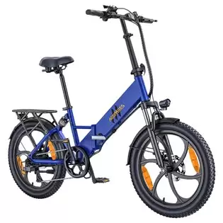 Pay Only $818.07 For Hillmiles Mile 2 Electric Bike, 250w Motor, 36v 13ah Battery, 100km Range, 20*3 Inch Tires, Dual Hydraulic Brakes - Blue With This Coupon Code At Geekbuying