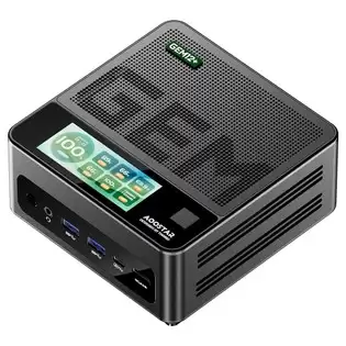 Pay Only $493.42 For Aoostar Gem12+ Pro Mini Pc Barebone (no Ram No Ssd) With Display, Fingerprint Unlock, Amd Ryzen 7 Pro 8845hs 8 Core Max 5.1ghz, Hdmi2.1 + Dp1.4+ Usb4 + Type-c 4k Four Screen Display, Wifi 6 Bluetooth 5.2, 2*2.5g Lan, 2*usb3.2, 2*usb2.0, 1*oculink With Th