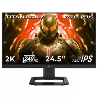 Pay Only $249.99 For Titan Army P2510s Plus Gaming Monitor, 24.5 Inch 2560*1440 Fast Ips Screen, 240hz Refresh Rate, Hdr500, 123% Srgb, Adaptive-sync, Game+ Assist, Pip/pbp Display, Dynamic Od, 12 Scenario Modes, Low Blue Light, 2*hdmi2.0, 2*dp1.4, 1*audio Out With This Coup