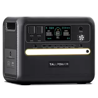 Order In Just $669 Tallpower V2400 Portable Power Station, 2400w Ac Output, 2160wh Lifepo4 Battery, Solar Generator, Adjustable Input Power, Ups Function, Led Light, 16 Outputs - Black With This Coupon At Geekbuying