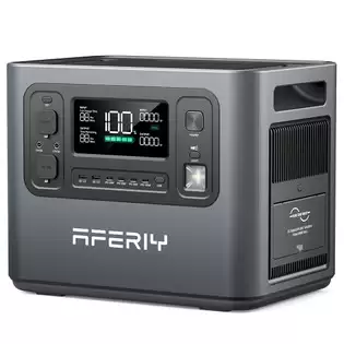 Pay Only €569.00 For Aferiy P210 Portable Power Station, 2400w 2048wh Outdoor Generator, App Control,13 Outputs, 1.5h Full Charge, 4000+ Cycles Lifepo Battery - Uk Plug, Grey With This Coupon Code At Geekbuying